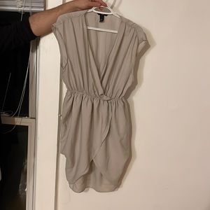 H&M taupe dress